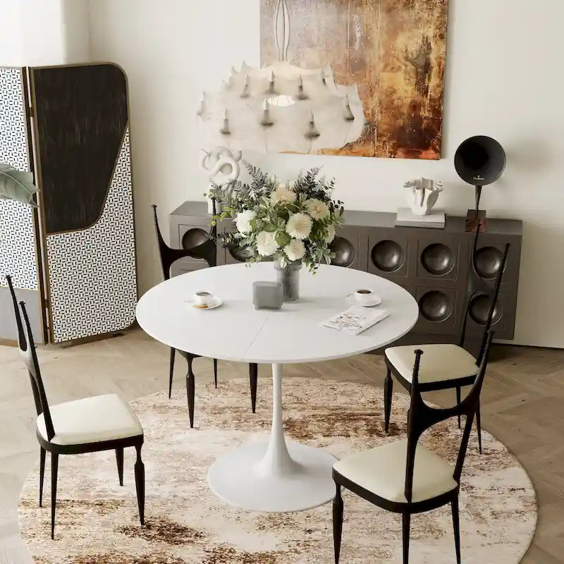Mesa de estilo industrial-chic (multiusos: comedor/café/consola)