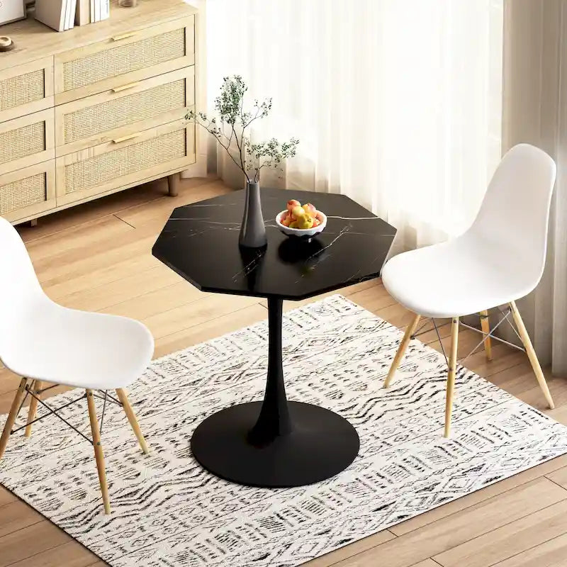 Mesa de estilo industrial-chic (multiusos: comedor/café/consola)