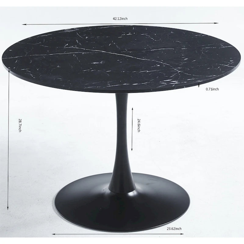 Tisch im Industrial-Chic-Stil (kombinierbar als Ess-, Kaffee- und Konsolentisch)