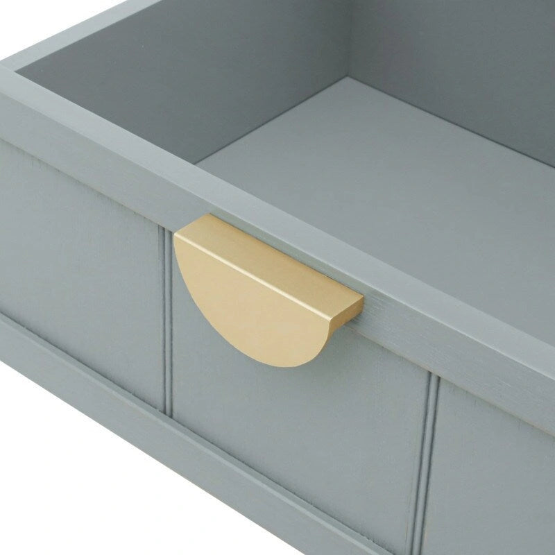 Mesa auxiliar de estilo americano con 2 cajones